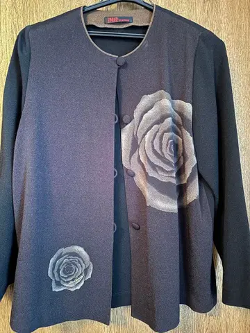 시선당 BY 히토시 장미 프린트