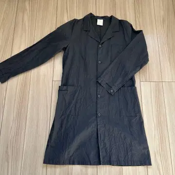 다크 그레이 린넨 스텐카라 코트