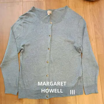 MARGARET HOWELL 린넨 100% 사이즈 III 블루 그레이