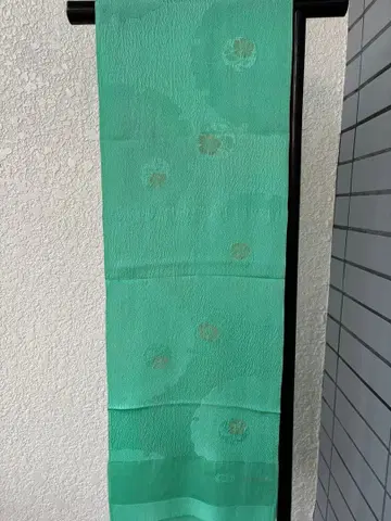 오비 장식 천  크레이프 원단 순수 실크 미사용