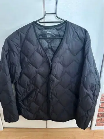 UNIQLO 울트라 라이트 다운 릴랙스 자켓 블랙 S