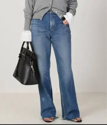 매디슨 블루 HEM CUT FLARE