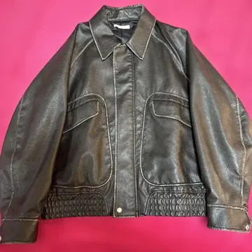 WYM ARTIFICIAL GRAIN FLIGHT BLOUSON