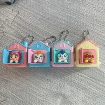 호빵맨 캐릭터 키링 4개 세트