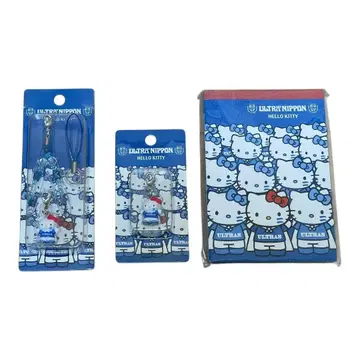 [ 미사용품 ] 헬로키티 ULTRA' NIPPON 스트랩 외 3종 세트