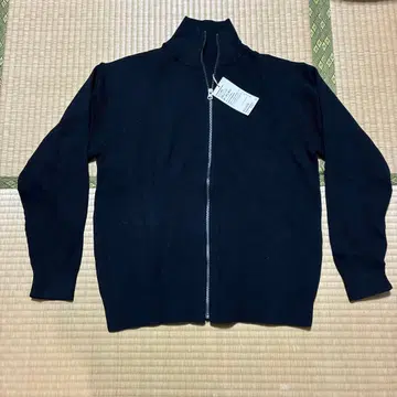 1 무인양품 신사 워셔블 하찌 풀 집업 가디건 신사 XL 블랙