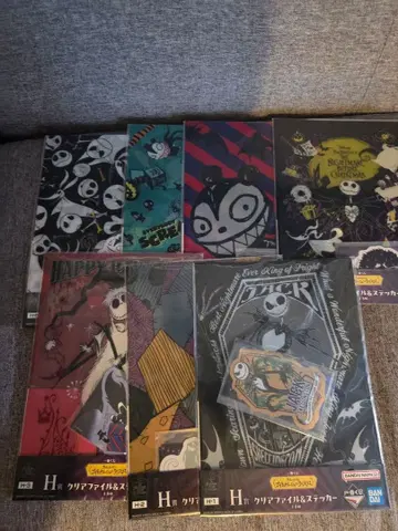 나이트메어 비포어 크리스마스 클리어 파일 7종류 제일복권