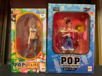 [ 개봉품 ] 원피스 P.O.P 루피 나미 Sailing 2체 세트
