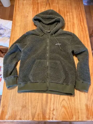 와일드 싱글 집업 플리스 후드티