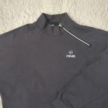 PING 여성용 하이넥 풀오버 다크 그레이 M