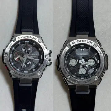 G-SHOCK 아날로그 디지털 시계 블랙