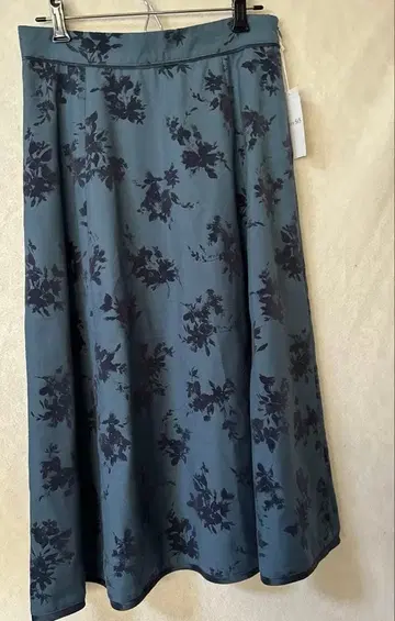 Anysis 택 포함 새상품 꽃무늬 플레어 스커트 그린 3