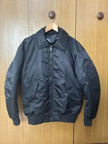 UNIQLO +J 다운 오버사이즈 리브 블루종