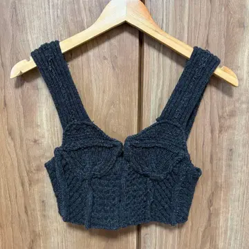 todayful / 패치워크 니트 뷔스티에