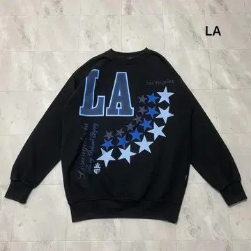 LA 로스앤젤레스 후드 맨투맨 스트릿 아메카지 힙합 B