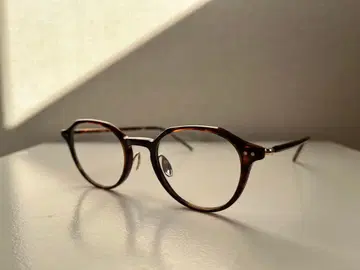 YUICHI TOYAMA/D 유이치 토야마 브라운 라운드 프레임 안경