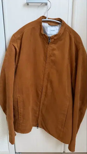 [ 새상품급 ] 페이크 스웨이드 노카라 자켓 INHERIT M 사이즈