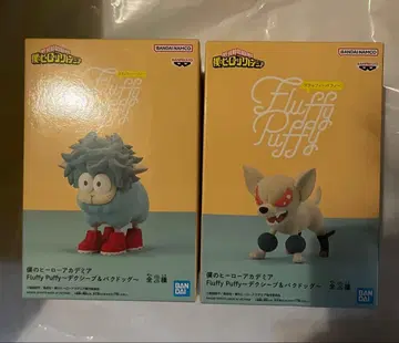 2개 세트 나의 히어로 아카데미아 Fluffy Puffy 피규어