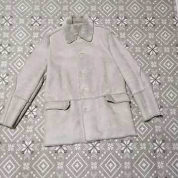 캘빈클라인 무스탕 코트