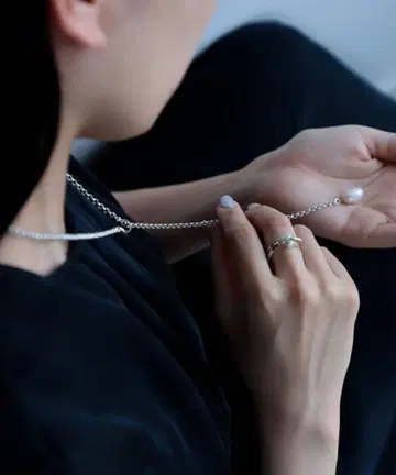 PHILIPPE AUDIBERT 별주 Jason 펄 목걸이 새상품급