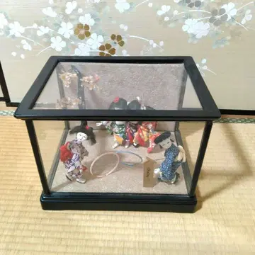 히나 장식 (2) 링 놀이 박스형 공예품 입상