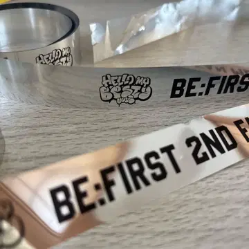 BE:FIRST 2ND FAN MEETING 은색 테이프 2개 세트