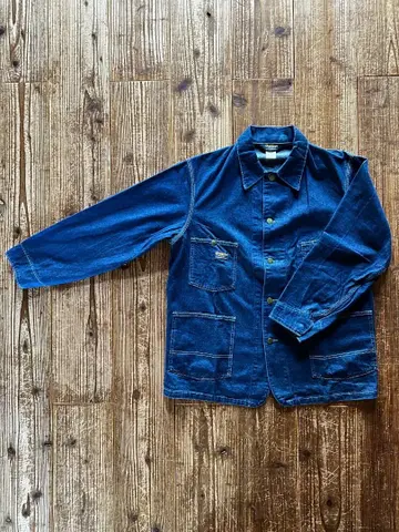 70년대 OSHKOSH 데님 커버올 다크 네이비 표기(42) USA제