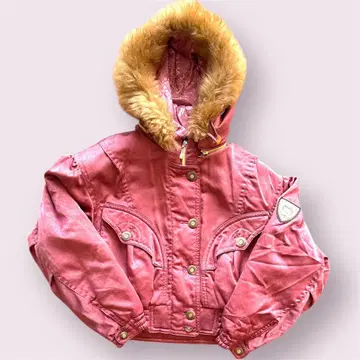 y2k lanatura 쇼트 기장 퍼 자켓 엘 테레사 코노 리리 헤이세이