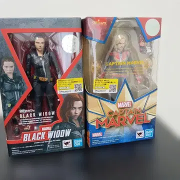 S.H.Figuarts 캡틴 마블, 블랙 위도우 2체 세트