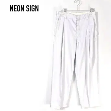 NEON SIGN 19SS WIDE WORK SLACKS 46