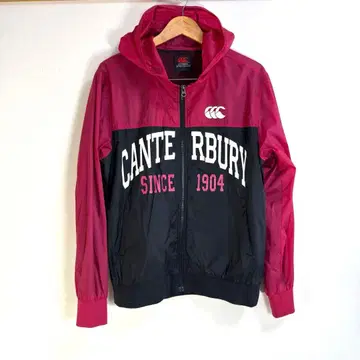 Canterbury 풀 집업 후드 부착 나일론 자켓