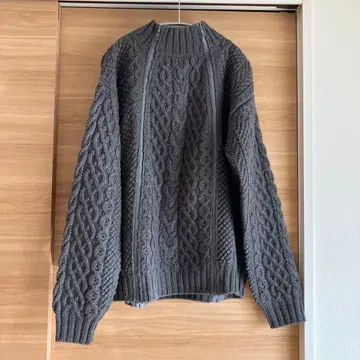 GENERAL RESEARCH 집업 피셔맨 스웨터