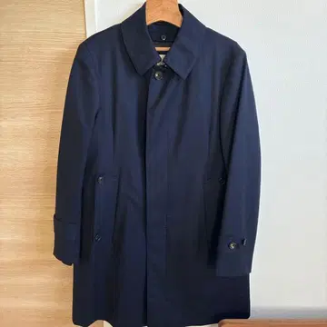 [ 유니버설 랭귀지 ] 네이비 스텐카라 코트