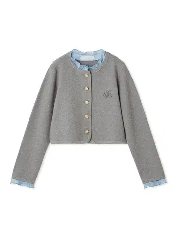 CELFORD 프릴 탈부착 가디건