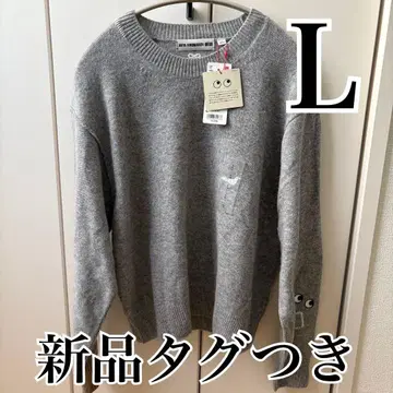 택 포함 새상품 안야 힌드마치 유니클로 프리미엄 라무 크루넥 스웨터