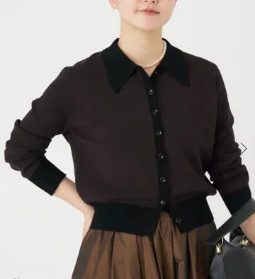 이에나 피케 셔츠 롱 슬리브 풀오버