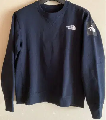 더 노스페이스 스퀘어 로고 크루 네이비 사이즈:S