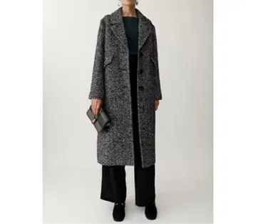 마우지 MOUSSY 헤링본 체스터 코트 S