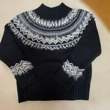 노르딕 무늬 페더얀 스웨터 사이즈 38