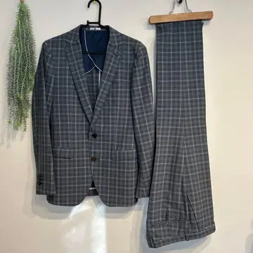 정장 셀렉트 Y5 그레이 계열 체크 셋업