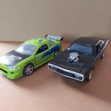 와일드 스피드 다지 차저 이클립스 2대