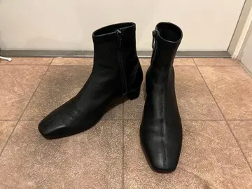 [ Made in Japan ] 4cm 힐 양가죽 스트레치 부츠