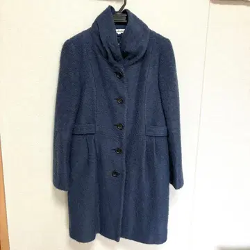 모헤어 혼방 롱 코트 S (M)