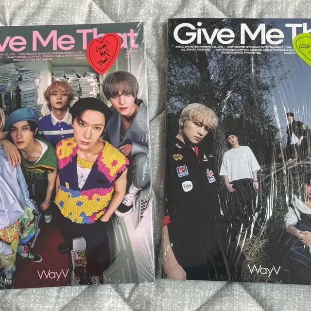 (미개봉)Wayv give me that 깁미댓 미개봉 앨범