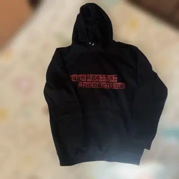 RAGE AGAINST THE MACHINE 블랙 후드티 L 사이즈