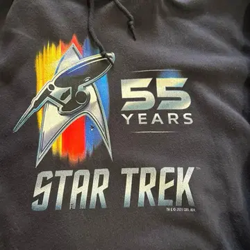 스타트렉 55주년 기념 풀오버 후드티