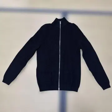 ZARA 드라이버 니트 풀 집업 스웨터 EU L