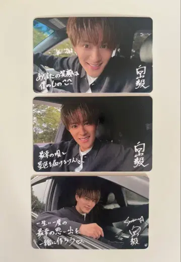 SHOW-WA 무카이야마 츠요시 SJMC 카드 컴프 세트