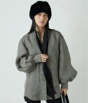 [ 완판 컬러 ] Chaos 린넨 호박 슬리브 블라우스