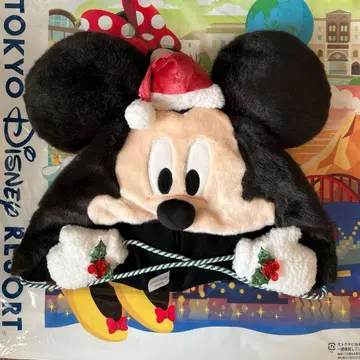 택 포함 새상품 미키 크리스마스 팬캡 디즈니 2025